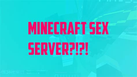 sex minecraft server|KrumbledMC